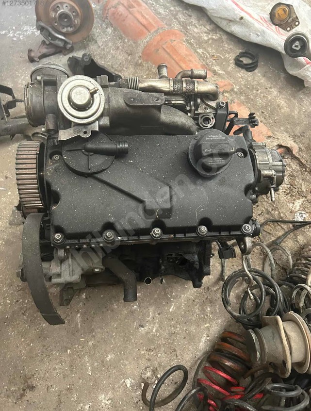 Volkswagen Caddy Jetta 1.9 Dizel Motor Parçaları Komple Motor Çıkma Yedek Parça